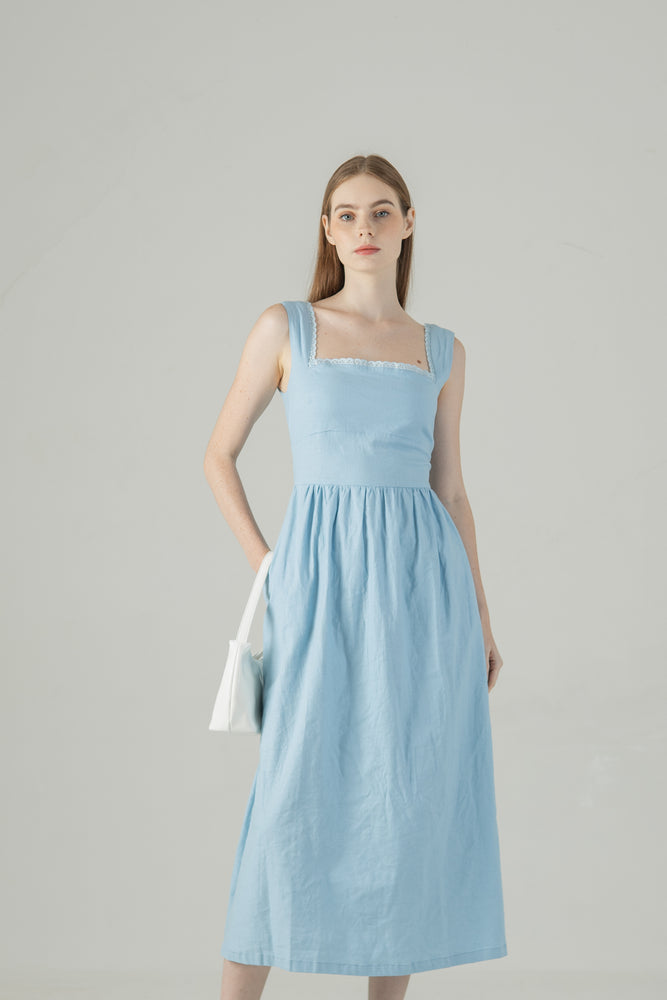 Rowon Dress in Blue