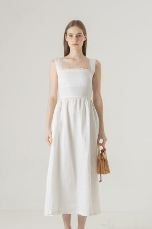 Rowon Dress in White