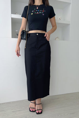 Minji Skirt in Black