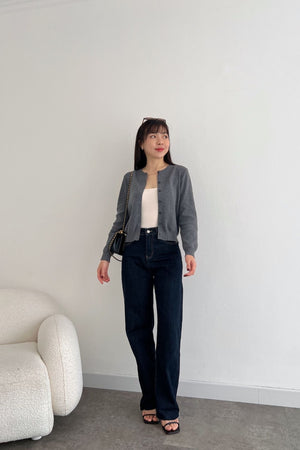 Riyu Top in Grey