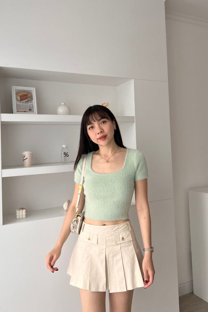 Jia Top in Sage Green