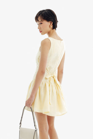 Brisa Dress in Baby Yellow