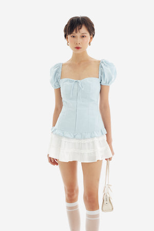 Lover Top in Baby Blue