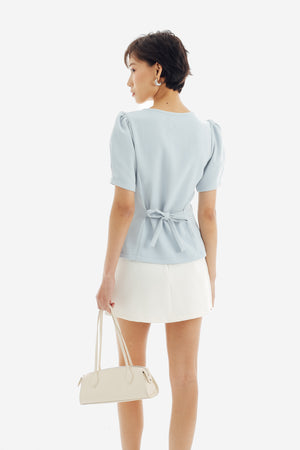 Haein Top Sleeves in Baby Blue