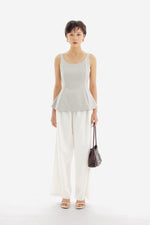 Dakota Top in Beige Grey
