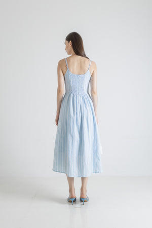 Hayi Dress in Stripe Blue