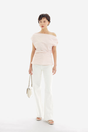 Cadence Top in Stripe Blush