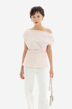 Cadence Top in Stripe Blush