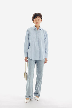 Jigoo Top in Stripe Blue