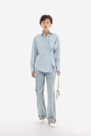 Jigoo Top in Stripe Blue