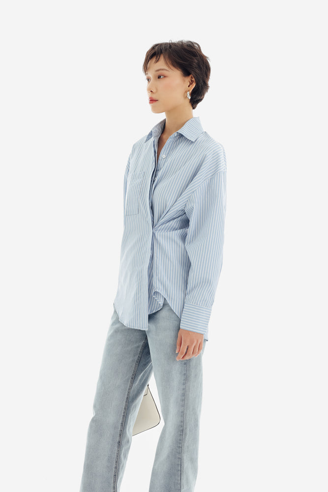 Jigoo Top in Stripe Blue