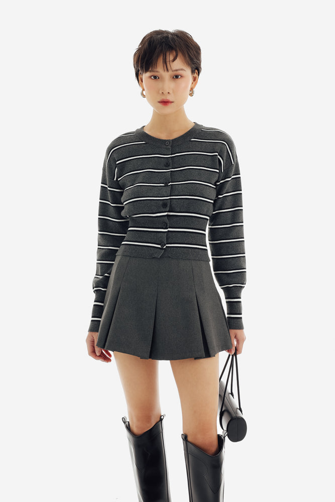 Coast Top in Stripe Grey