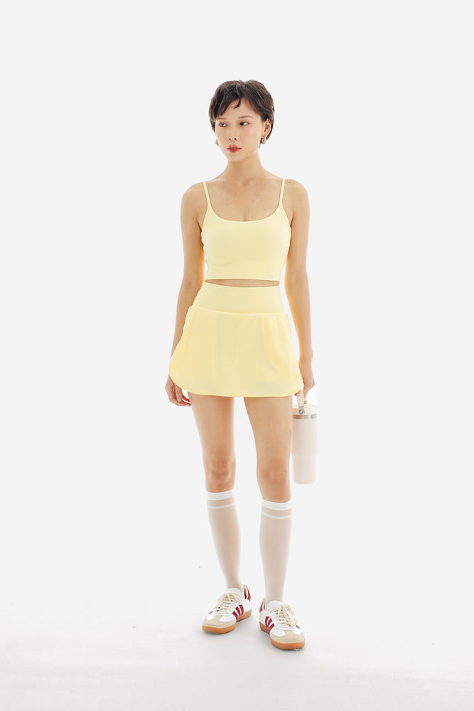 Curve Skort in Yellow