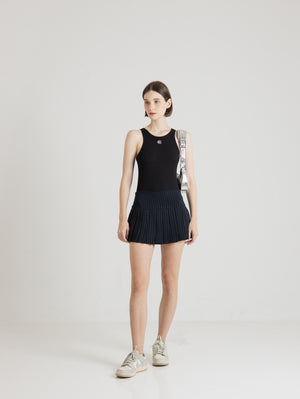 
            
                Load image into Gallery viewer, Yara Skirt in Stripe Black
            
        