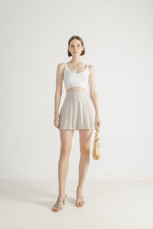 Yeji Skirt in Light Taupe