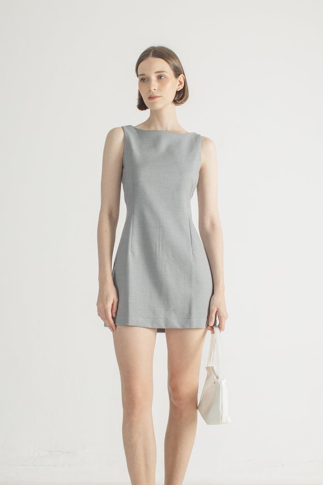 Holli Dress in Grey