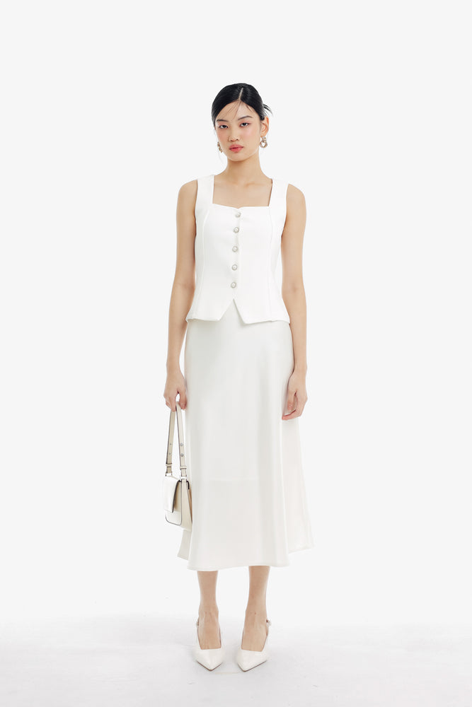 Haein Top in White