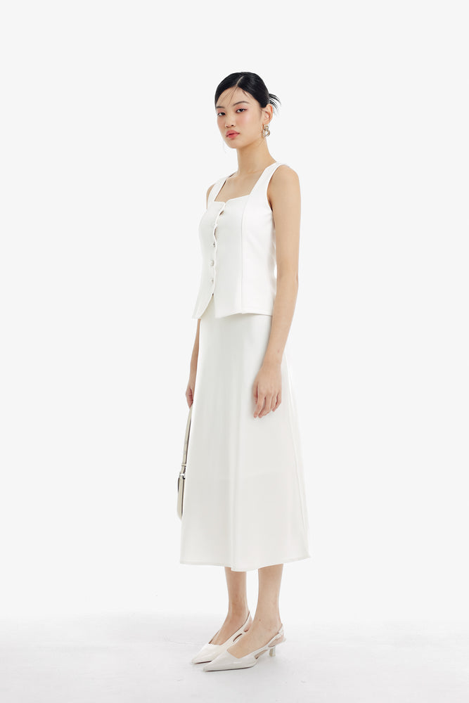 Haein Top in White