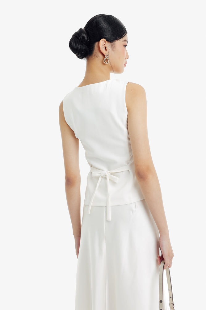 Haein Top in White