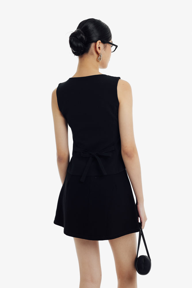 Haein Top in Black