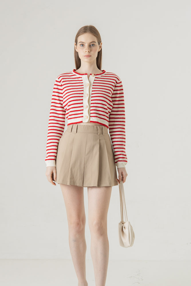 
            
                Load image into Gallery viewer, Miya Top in Stripe Red
            
        