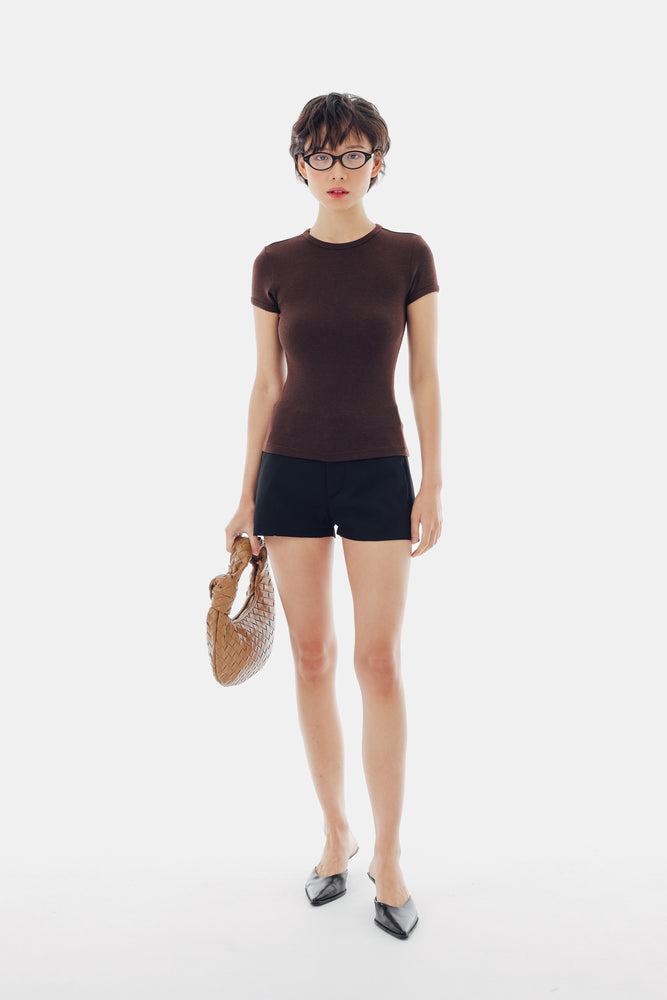 Jane Top in Brown