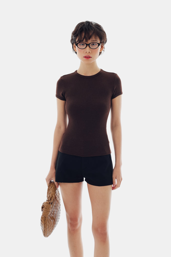 Jane Top in Brown