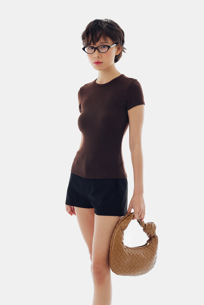 Jane Top in Brown