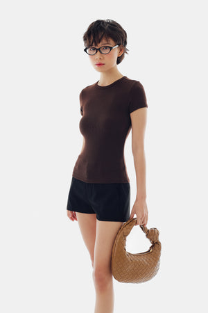 Jane Top in Brown