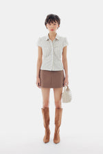 Bree Top in Stripe Yellow