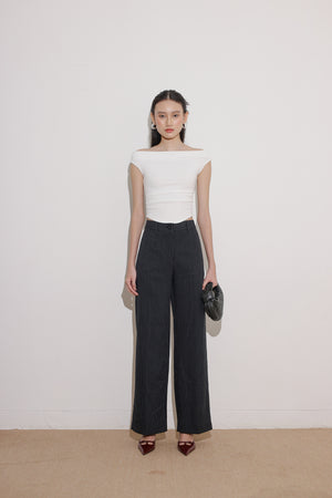 Gigi Pants in Stripe Black