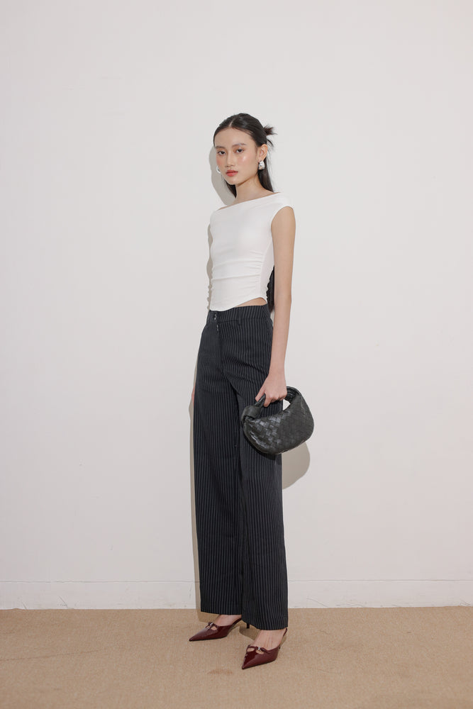 Gigi Pants in Stripe Black