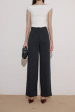 Gigi Pants in Stripe Black
