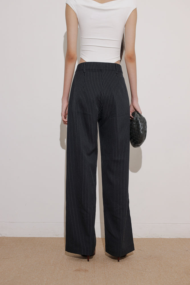 Gigi Pants in Stripe Black