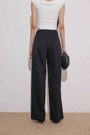 Gigi Pants in Stripe Black