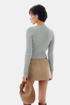 Kate Top in Grey