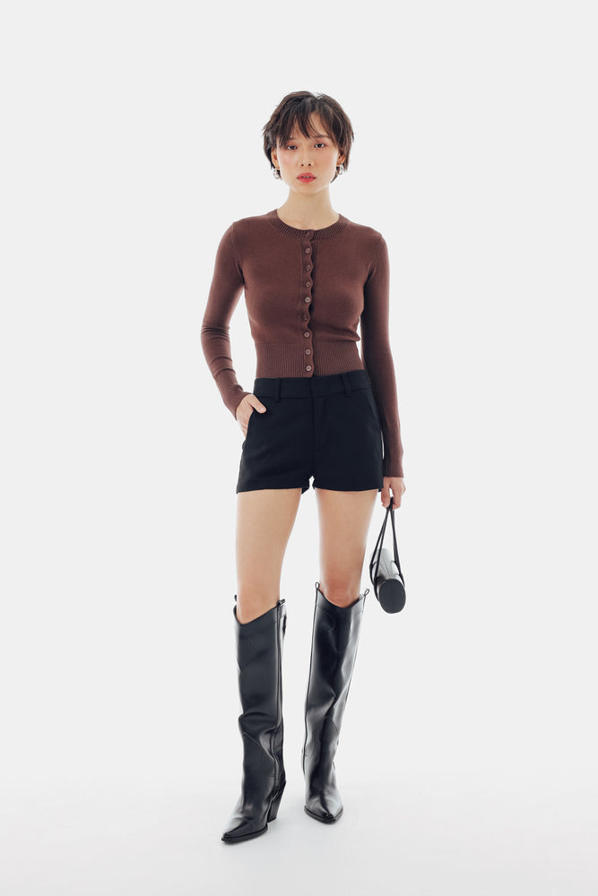 So Micro Shorts in Black