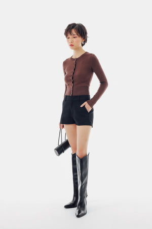 So Micro Shorts in Black