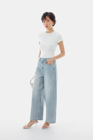 Barrel Jeans in Denim