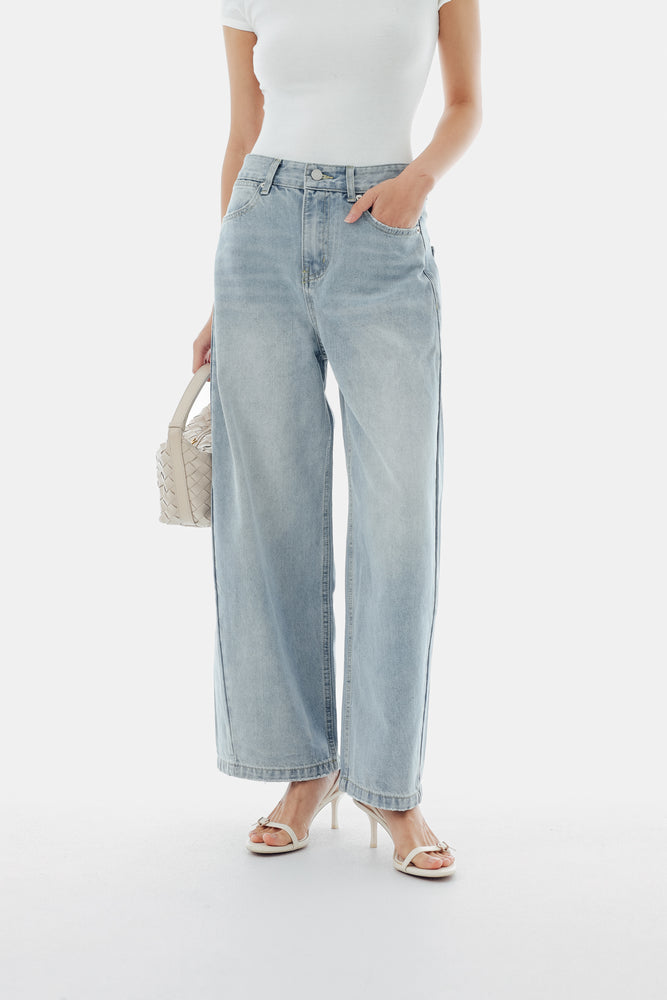 Barrel Jeans in Denim