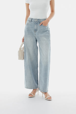 Barrel Jeans in Denim