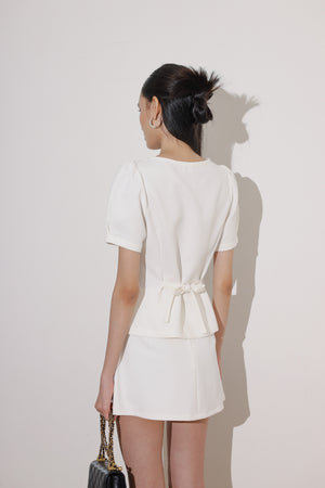 Haein Top Sleeves in White