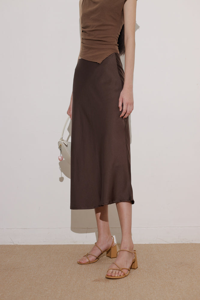 Yoojung Skirt in Brown