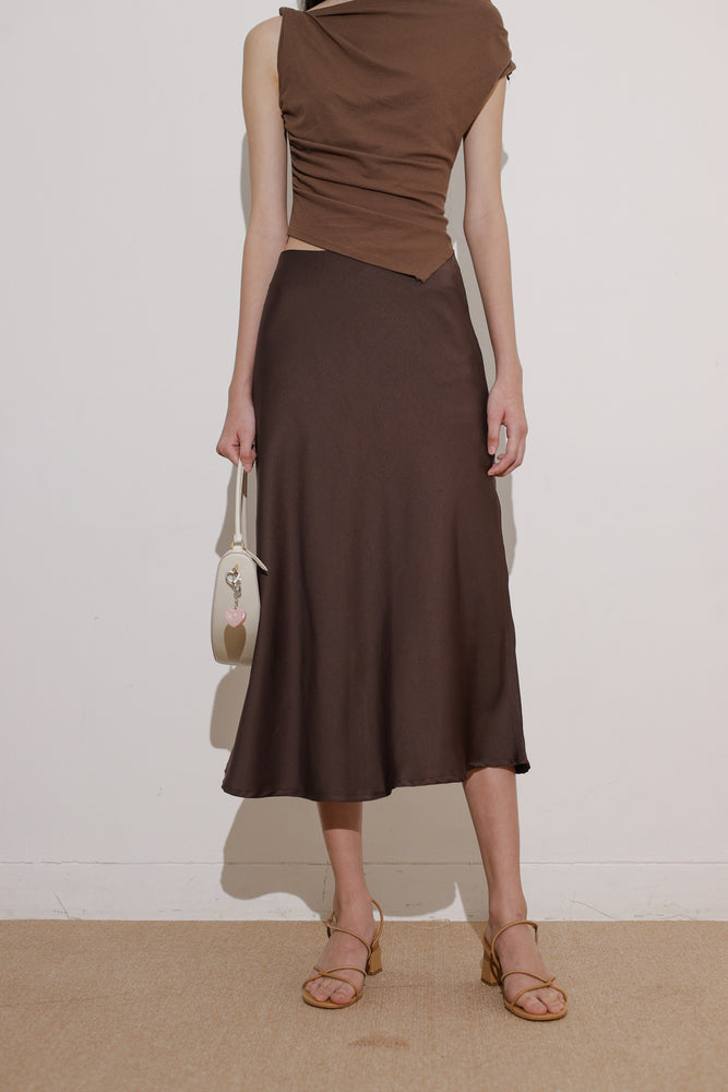 Yoojung Skirt in Brown