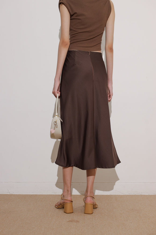 Yoojung Skirt in Brown