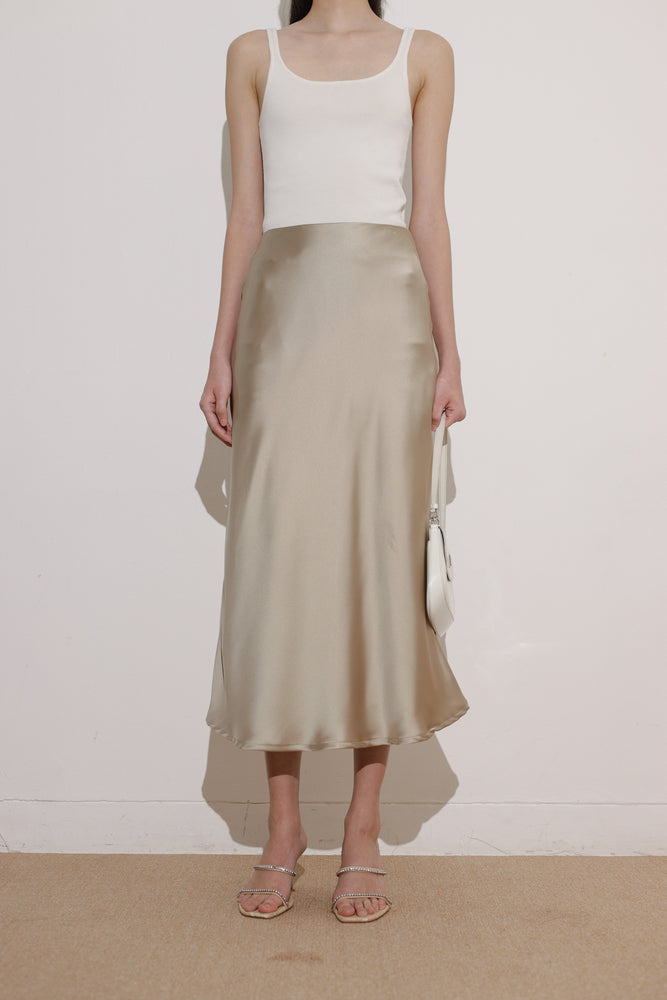 Yoojung Skirt in Latte