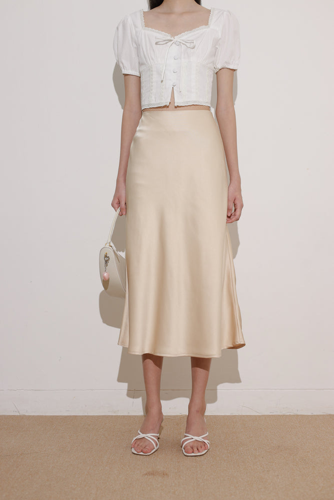 Yoojung Skirt in Champagne