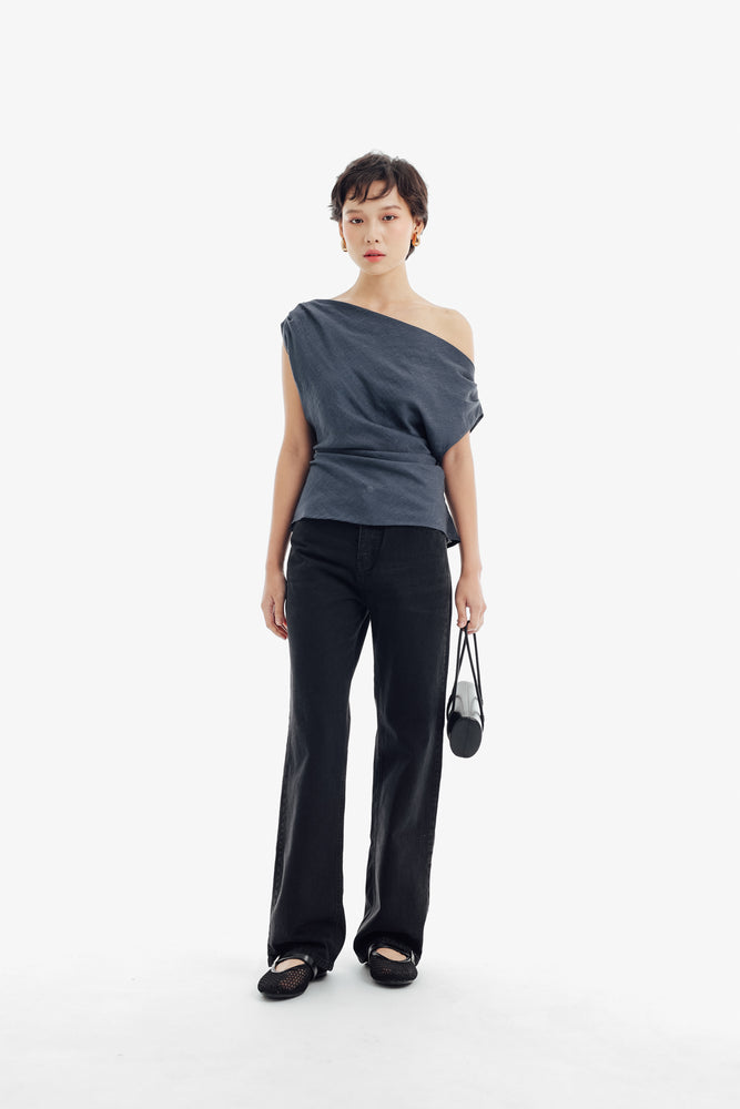 Cadence Top in Navy