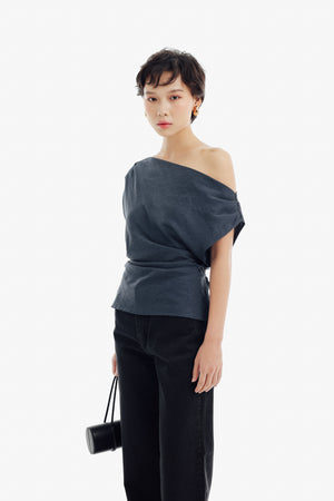 Cadence Top in Navy