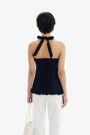 Cabana Top in Navy